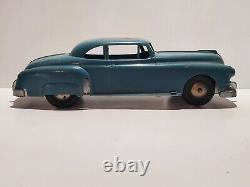 Vintage Marx 1949 1950 Buick Sedan Plastic Tin Friction Car Toy Blue