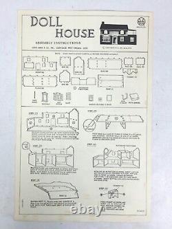 Vintage Marx 4055 Two Story Colonial Doll House FURNISHED Metal NEW in ORIG BOX