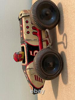 Vintage Marx #5 Midget Racer Race Car Wind Up RARE