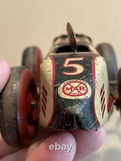 Vintage Marx #5 Midget Racer Race Car Wind Up RARE