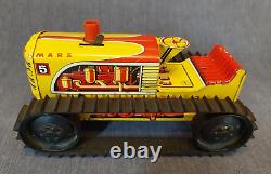 Vintage Marx #5 Wind-Up Tin Toy Dozer