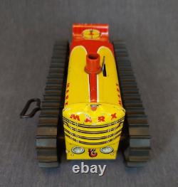 Vintage Marx #5 Wind-Up Tin Toy Dozer