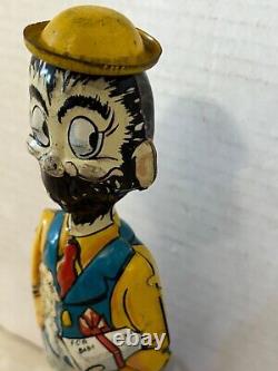 Vintage Marx B. O. Plenty Wind-Up Tin Toy