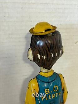 Vintage Marx B. O. Plenty Wind-Up Tin Toy