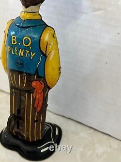 Vintage Marx B. O. Plenty Wind-Up Tin Toy