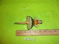 Vintage Marx Ballet Dancer Tin Toy With Key! Very Nice Working Condition