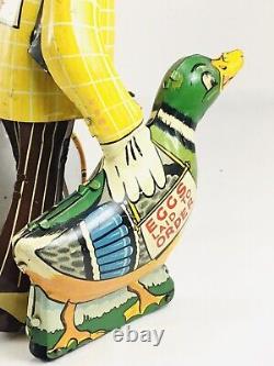 Vintage Marx Butter and Egg Man Tin Litho Windup Toy