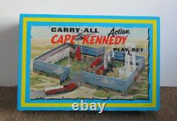 Vintage Marx Cape Kennedy Action Carry-All Metal Tin Litho Playset No. 4625