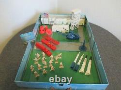 Vintage Marx Cape Kennedy Action Carry-all Metal Tin Litho Playset No. 4625