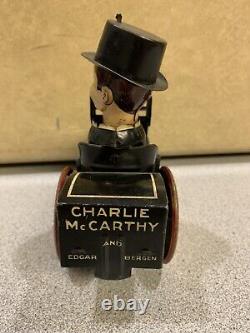 Vintage Marx Charlie McCarthy Benzine Buggy Tin Wind Up Toy