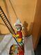 Vintage Marx Climbing Fireman Tin Litho Windup Toy