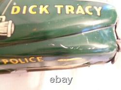 Vintage Marx Dick Tracy Windup Tin Police Squad Car No. 1 Circa 40's Or 50's