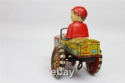 Vintage Marx Dipsy Dan Tin Wind Up Toy Crazy Nodder Car Town & Country Working