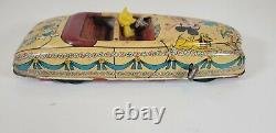 Vintage Marx Disney Parade Roadster Tin Wind-Up Car with Mickey Mouse