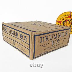 Vintage Marx Drummer Boy Rare Tin Lithographed Wind-Up with Original Box