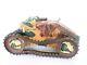 Vintage Marx E12 Tin Lithograph Windup Toy Tank WWI 1940's As Is