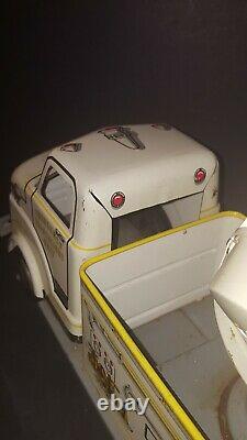 Vintage Marx Emergency Searchlight truck Pressed Steel #265 1950's ++ Condition