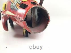 Vintage Marx Flash Gordon # 5 Rocket Fighter tin toy with Box