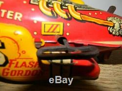 Vintage Marx Flash Gordon Rocket Fighter 5 Wind-Up Tin Toy
