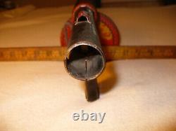 Vintage Marx G-Man Tin Windup Submachine Gun Toy 1930's Works Early Graphics 24