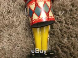 Vintage Marx George The Drummer Boy Wind Up Tin Toy Works Nice With Damaged Box