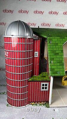 Vintage Marx Happi Time Barn Farm Tin Farmhouse Collectible Toy Nice Rare Find