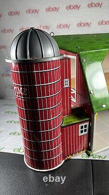 Vintage Marx Happi Time Barn Farm Tin Farmhouse Collectible Toy Nice Rare Find