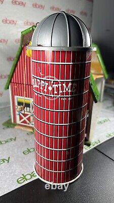 Vintage Marx Happi Time Barn Farm Tin Farmhouse Collectible Toy Nice Rare Find