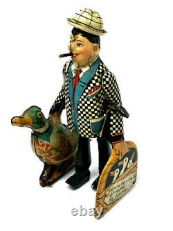 Vintage Marx Joe Penner Wanna Buy a Duck Wind-Up, Tin Litho