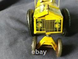 Vintage Marx Jumpin Jeep Litho Tin Wind Up Army Jeep 22 C READ