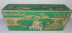 Vintage Marx LM-22 Yellow Cab Co. 19 Tin Litho Toy Car With Box. Built To Last