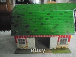 Vintage Marx Lazy Day Farm tin litho Barn & Toy Lot 42PEICES + BARN