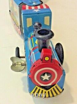 Vintage Marx Marvel Wind-Up Train Super Hero Express America-Goblin-Spider-Thing