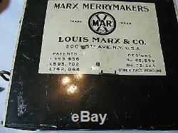 Vintage Marx Merry Makers Mouse Band Tin Wind Up Working Merrymakers