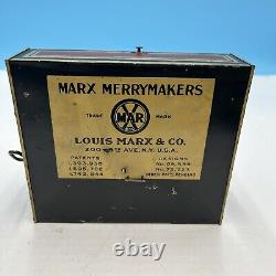 Vintage Marx Merrymakers 1929 Tin Litho Mouse Mice Piano Tested incomplete Video