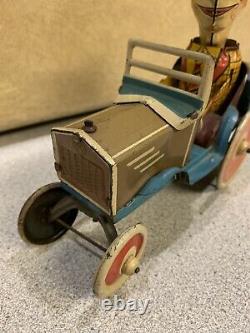 Vintage Marx Mortimer Snerd Tricky Auto Tin Wind Up Toy