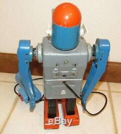Vintage Marx Mr. Mercury Tin Robot Japan 1962 for Repair or Parts