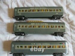 Vintage Marx New York Central & Carriages With Passenger Images O Gauge
