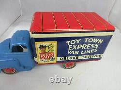 Vintage Marx Plastic & Tin Town Express Toy Truck 433