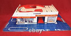 Vintage Marx Sears Allstate Service Station Tin Litho 26 X 15 X 6 Please Read