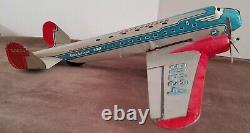 Vintage Marx Skycruiser Tin Friction Strato Liner Airplane