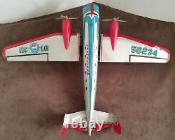 Vintage Marx Skycruiser Tin Friction Strato Liner Airplane