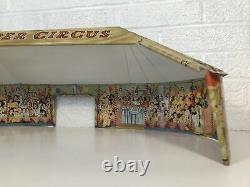 Vintage Marx Super Circus Tent Toy Tin Play Set