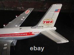 Vintage Marx TWA Super Jet Plane Battery Powered Tin Toy