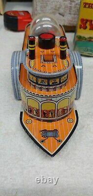 Vintage Marx The Great Swanee Toy Boat Friction New In Box