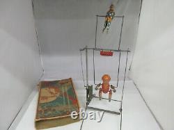 Vintage Marx Tick & Tack The Tumbling Two Wind Up Toy Orig Box Rare 672-d