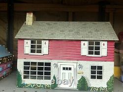 Vintage Marx Tin Litho 2 story Doll House
