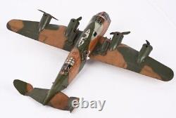 Vintage Marx Tin Litho Army Military Toy wind-up Airplane Camo