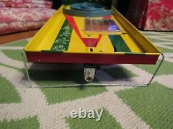 Vintage Marx Tin Litho Automatic Score SKEE BALL Game Complete 8 Wood Balls 50s
