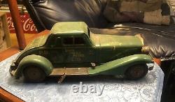 Vintage Marx Tin Litho Friction Metal Toy Siren Police Car 1st Pct